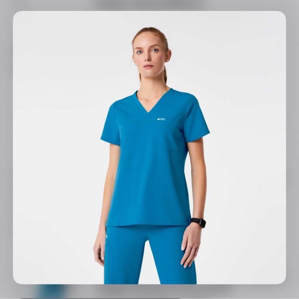 Figs Catarina Top extreme blue